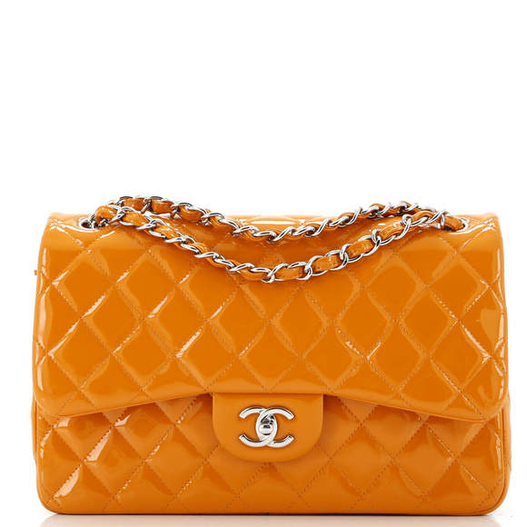 Chanel Handbags - Chanel Jumbo Classic Double Flap Bag Quilted Patent